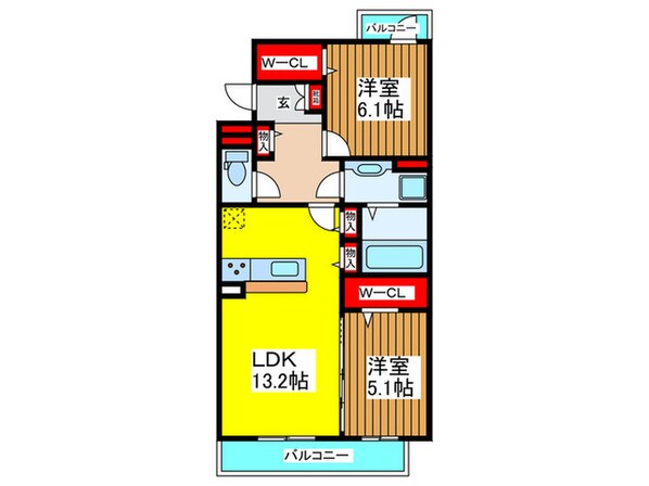 仮）大阪市都島区網島町D-roomの物件間取画像